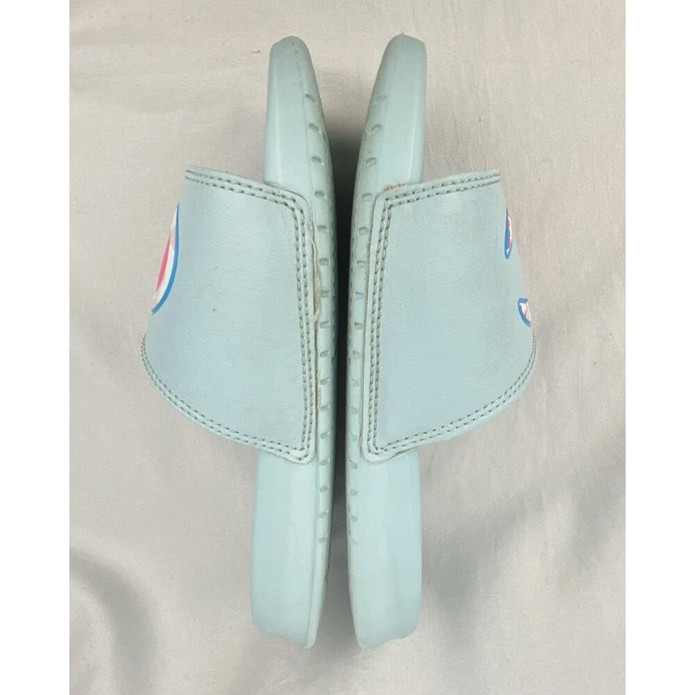 Champion Slides Size 2 Super Slide Camo Little Kids Girls‎ Blue Pink Sports Swim